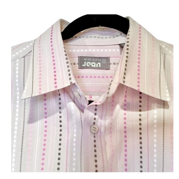 Ted Baker Jean Long Sleeve Polka Dot Shirt - Picture 2 of 9